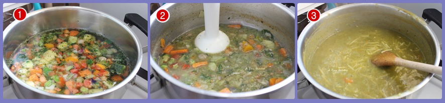 Pasta con passato di verdure