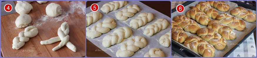 Treccine di pane con farina di Kamut