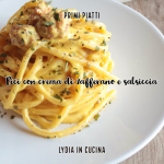 pici alla crema di zafferano