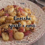 gnocchi con speck e noci
