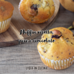 muffin alla ricotta e pera
