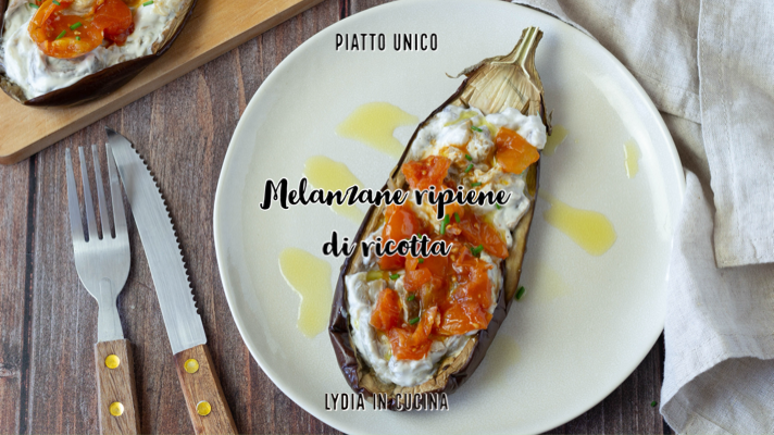 Melanzane ripiene di ricotta