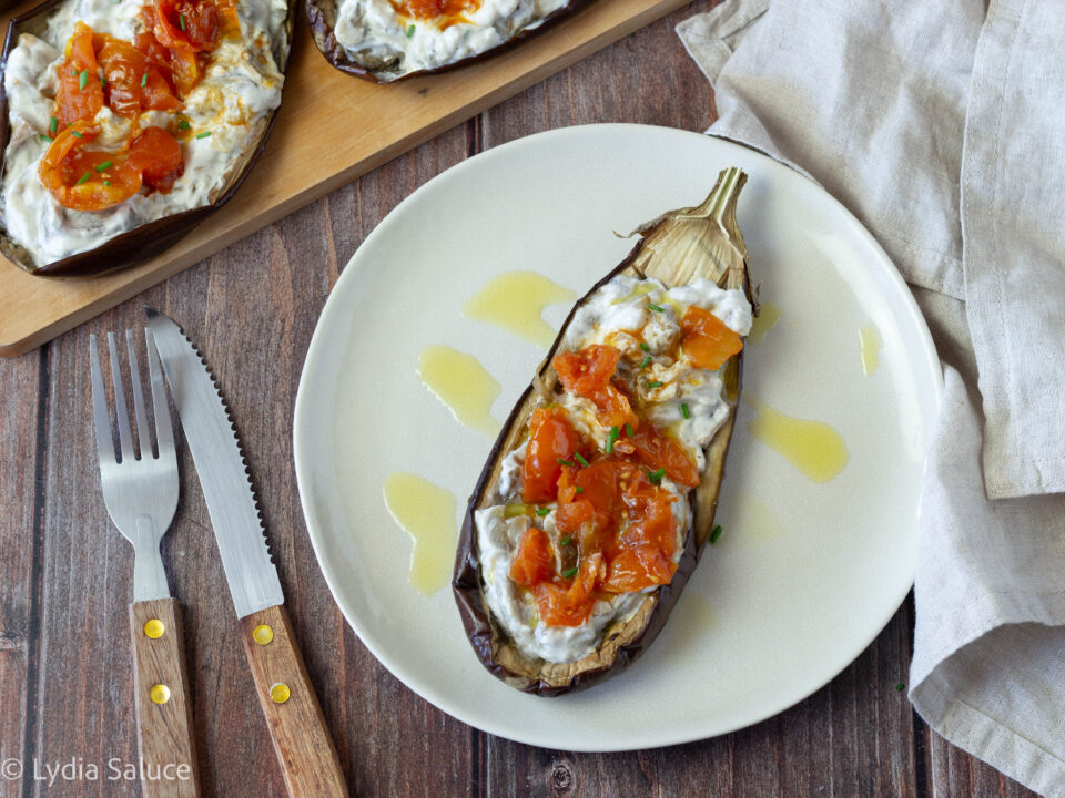 Melanzane ripiene di ricotta