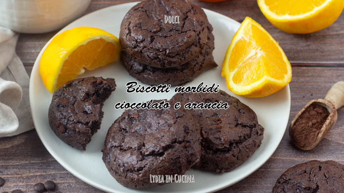 Biscotti al cioccolato e arancia