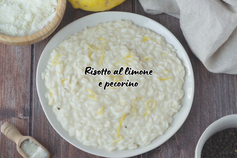 Risotto al limone e pecorino