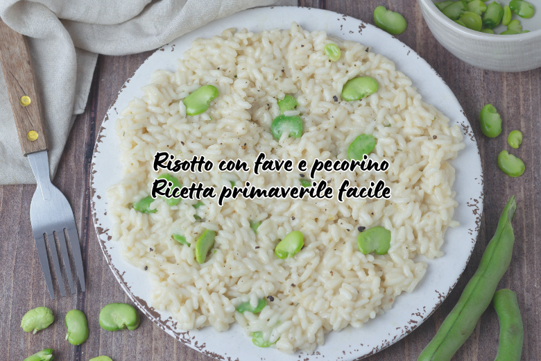 Risotto fave e pecorino
