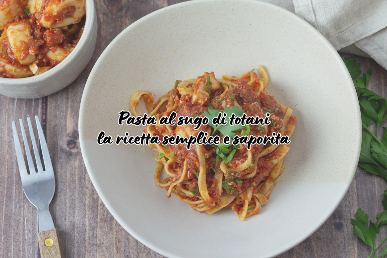 Pasta al sugo di totani