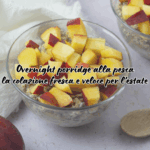 Overnight porridge alla pesca