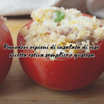 Pomodori ripieni di insalata di riso