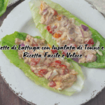 Barchette di Lattuga con Insalata di Tonno e Uova Ricetta Facile e Veloce