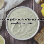 Crema di fagioli al limone e basilico