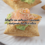 Sfoglie con salmone e avocado