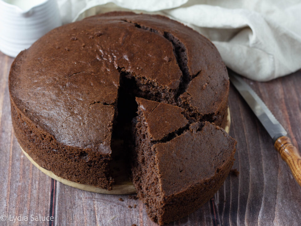Torta panna e cacao
