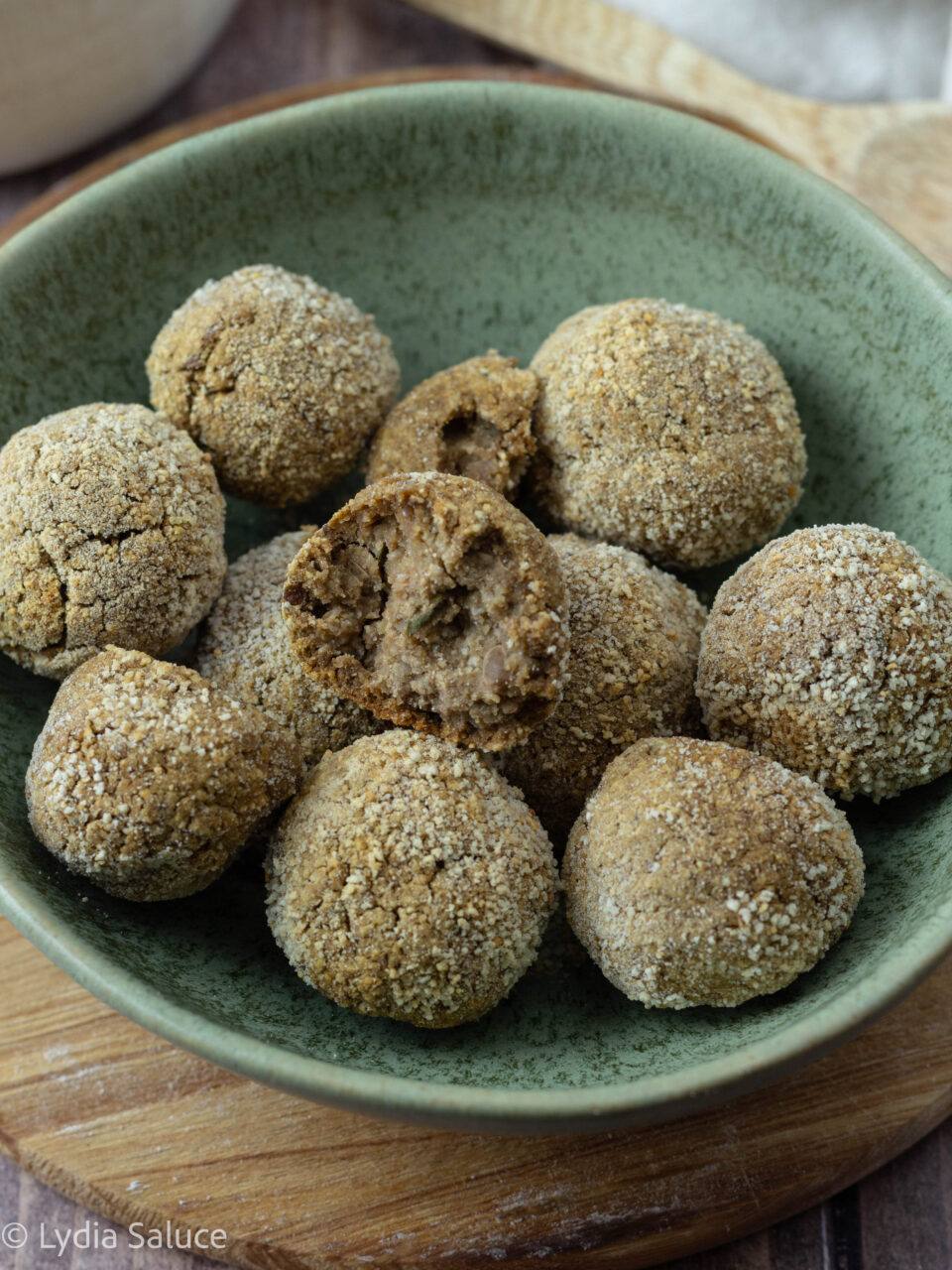 Polpette di lenticchie al forno