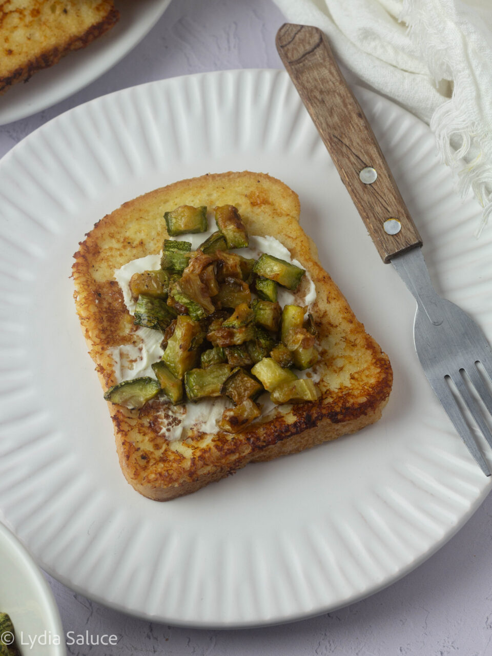 French toast salati alle zucchine