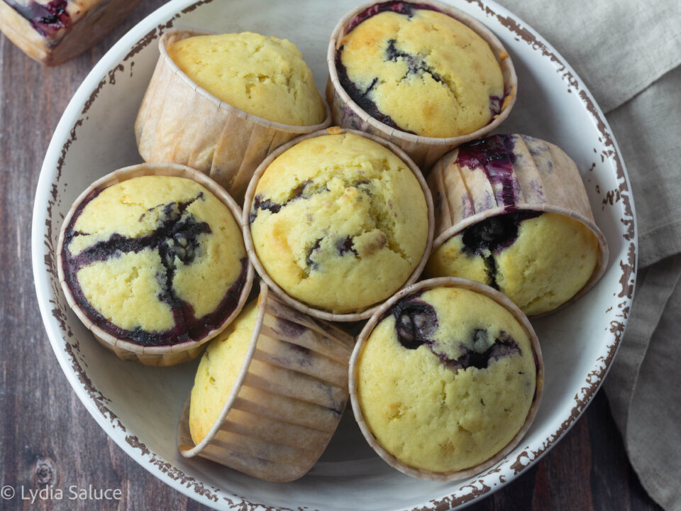 Muffin Yogurt e Mirtilli