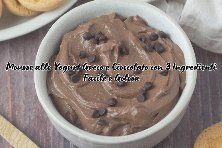 Mousse allo yogurt e cioccolato