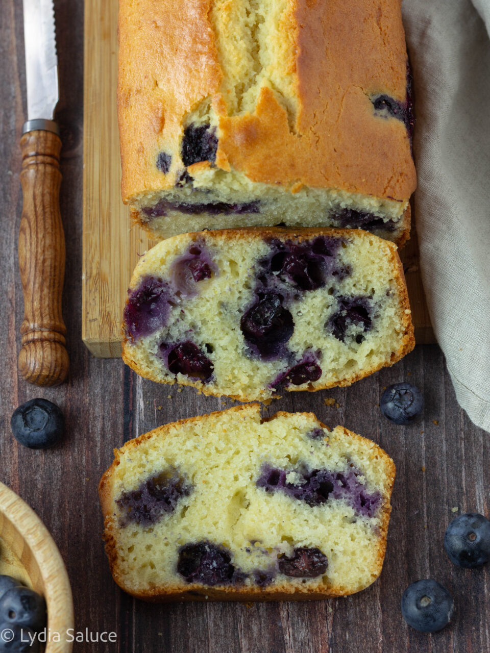 Plumcake yogurt e mirtilli