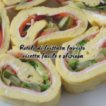 Rotolo di frittata farcito