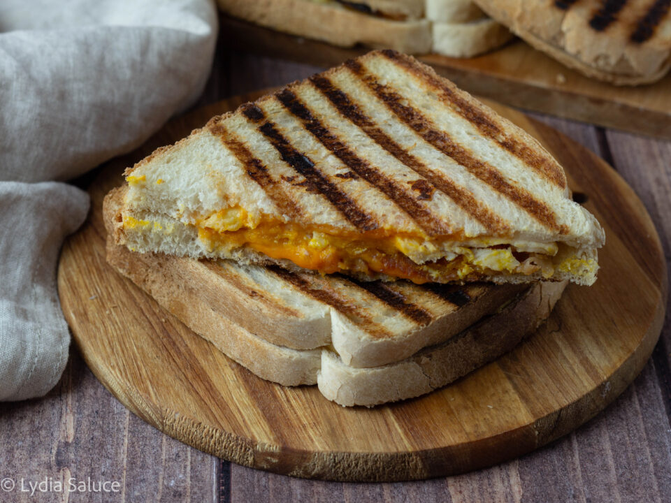 Sandwich pollo e zucca