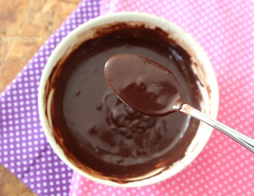 Cioccolato fuso 1 minuto…senza cioccolato!