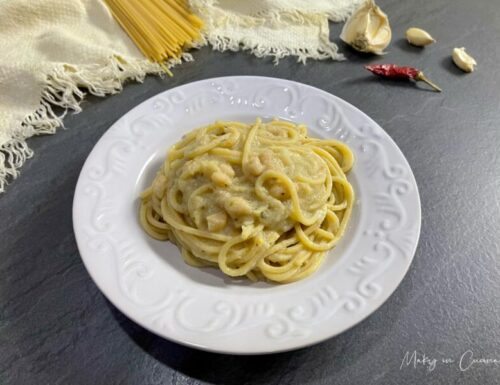 Spaghetti cavolfiore e fagioli