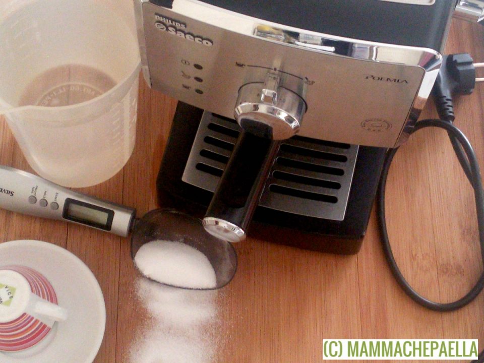 HG decalcificante per macchine da caffè con acido citrico