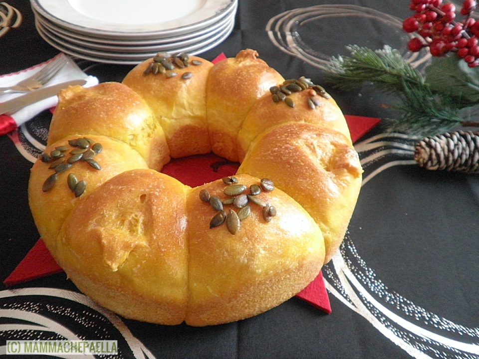 Pane di zucca soffice con lievito madre