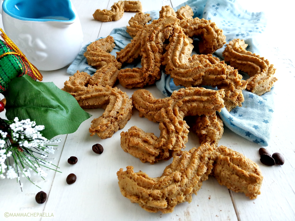 Biscotti al caffè e latte semi integrali