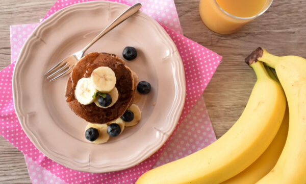 Pancakes vegani alla banana