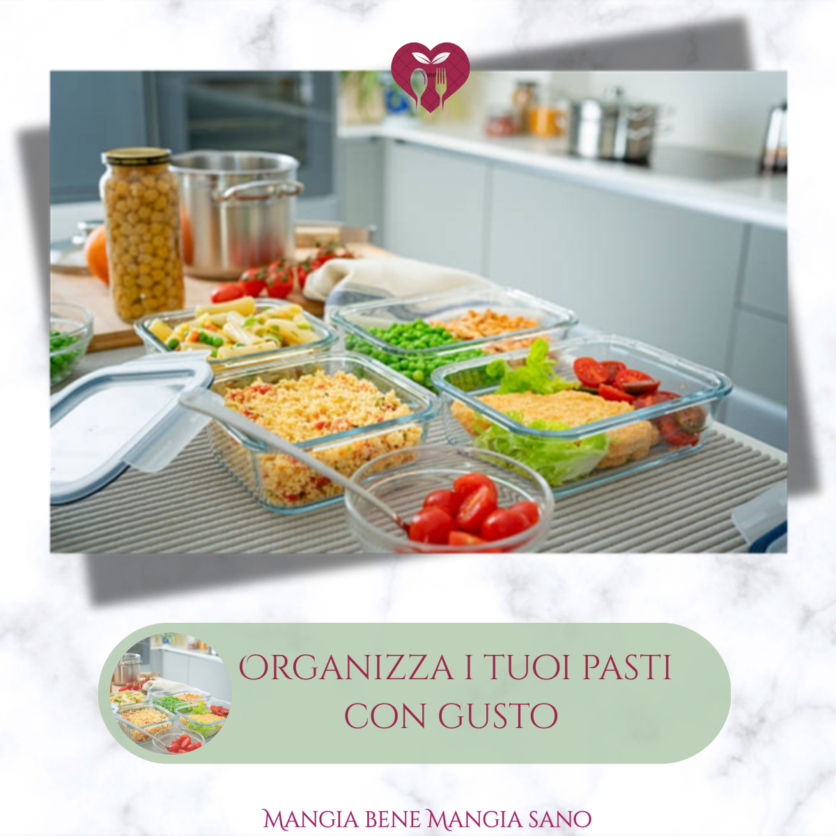 Come organizzare la settimana alimentare Mangia bene Mangia sano