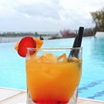 Cocktail analcolico arancia e fragola