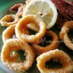 anelli di calamari al forno