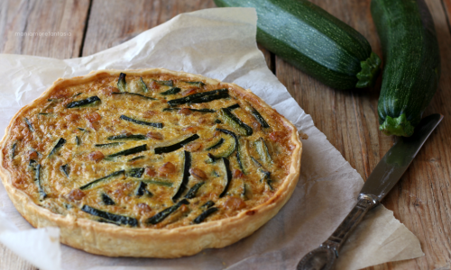 CROSTATA ZUCCHINE E GAMBERETTI CROSTATA ZUCCHINE E GAMBERETTI