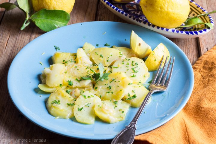 insalata di patate al limone