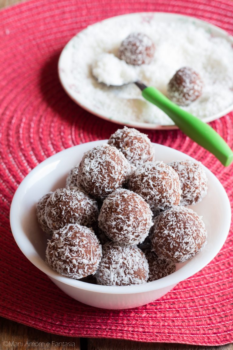 Tartufi Cocco E Nutella Con Biscotti Dolci Palline Senza Cottura Facili