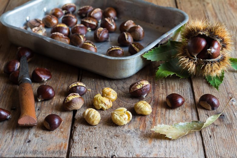 RICETTE CON LE CASTAGNE, COME SBUCCIARLE E COME CUCINARLE