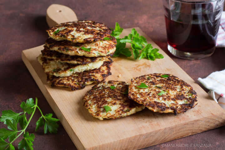 rosti di cavolfiore frittelle