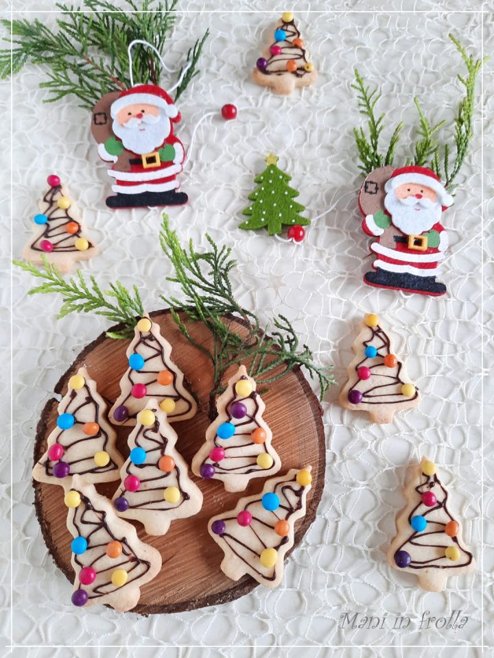 Biscotti natalizi decorati - friabilissimi