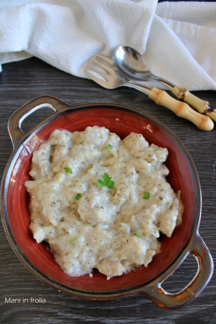 Bocconcini di pollo cremosi