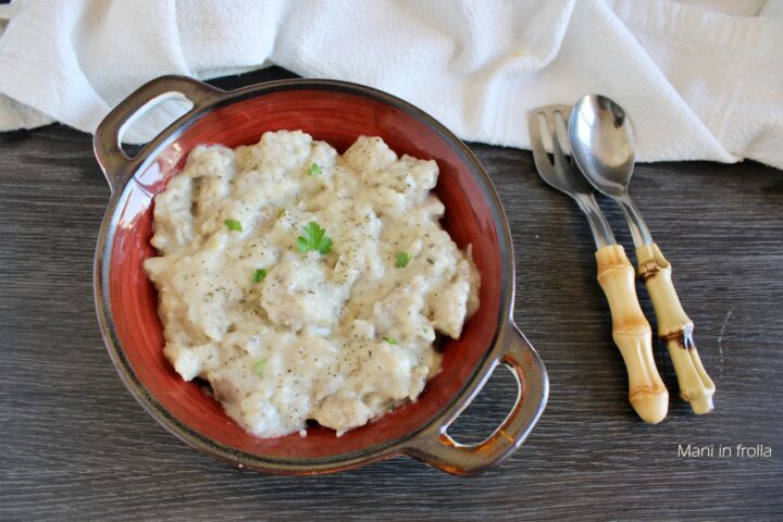 Bocconcini di pollo cremosi