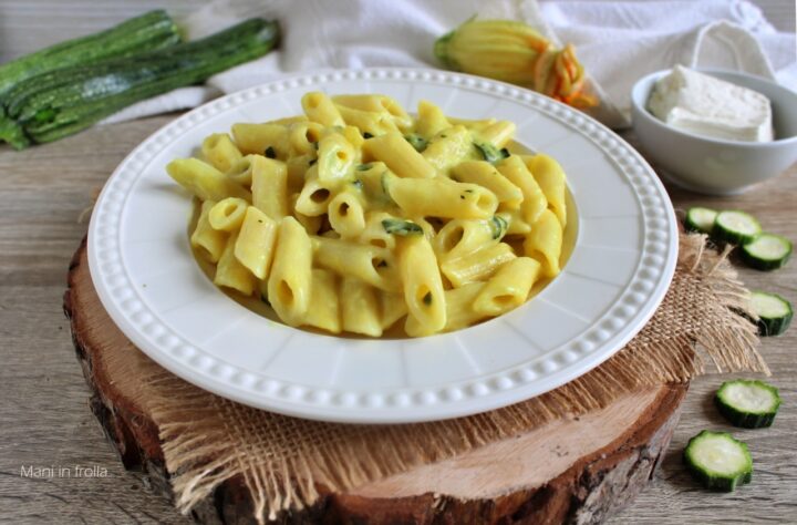 Pasta con Zucchine e Stracchino