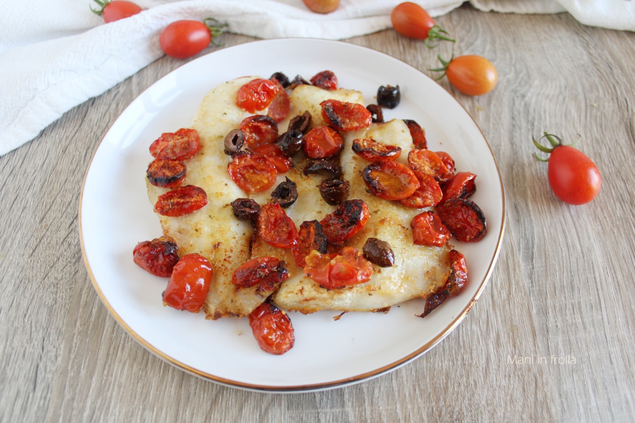 Merluzzo alla Mediterranea in Friggitrice ad Aria