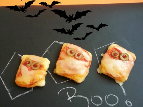 Pizzette mostruose Halloween