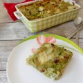 Lasagna con broccoli e salsiccia