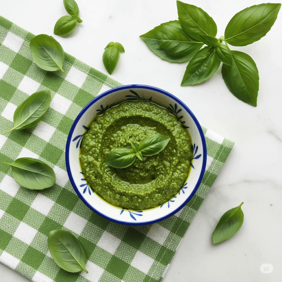 Ricetta Pesto di basilico fatto in casa: cremoso e veloce!