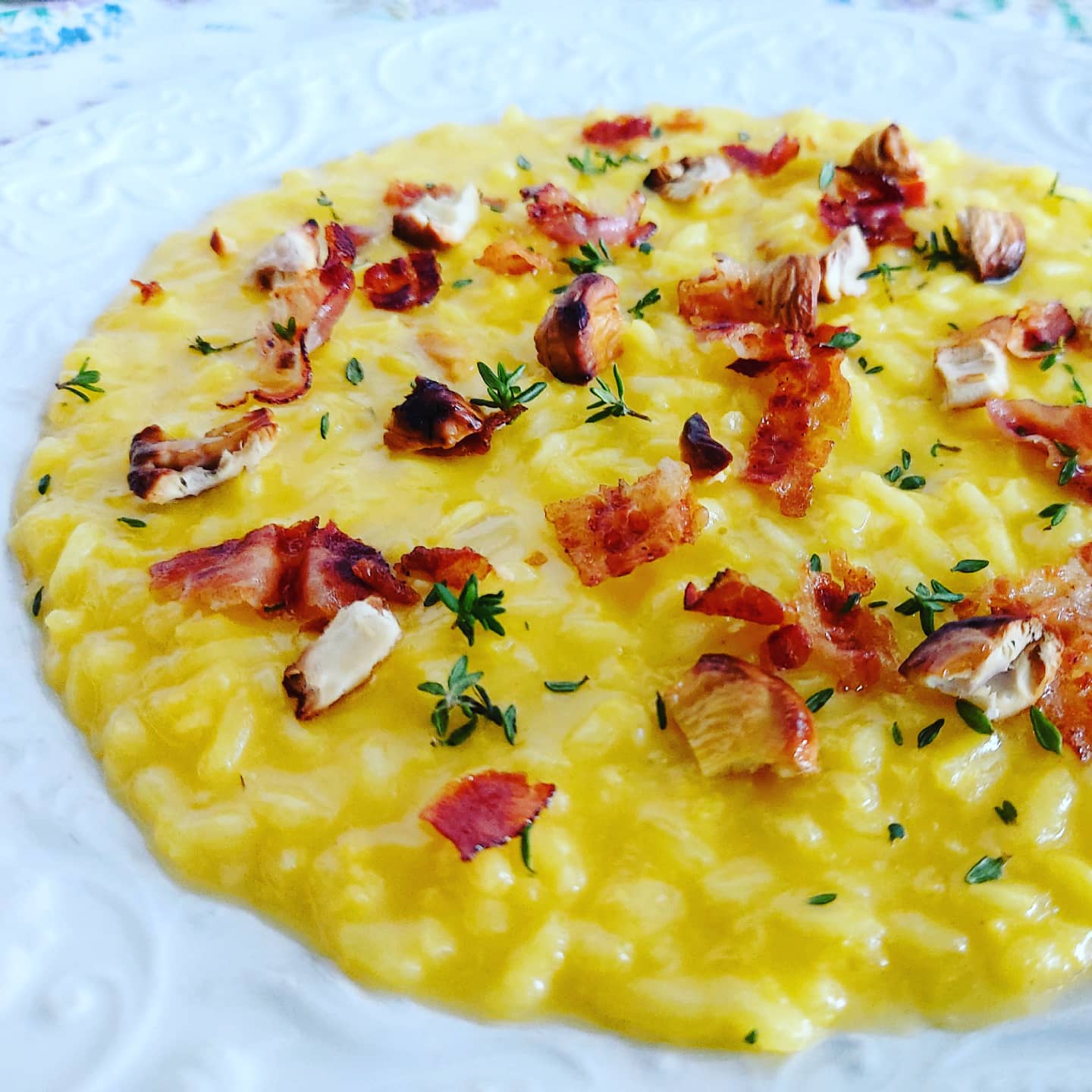 Risotto affumicato allo zafferano