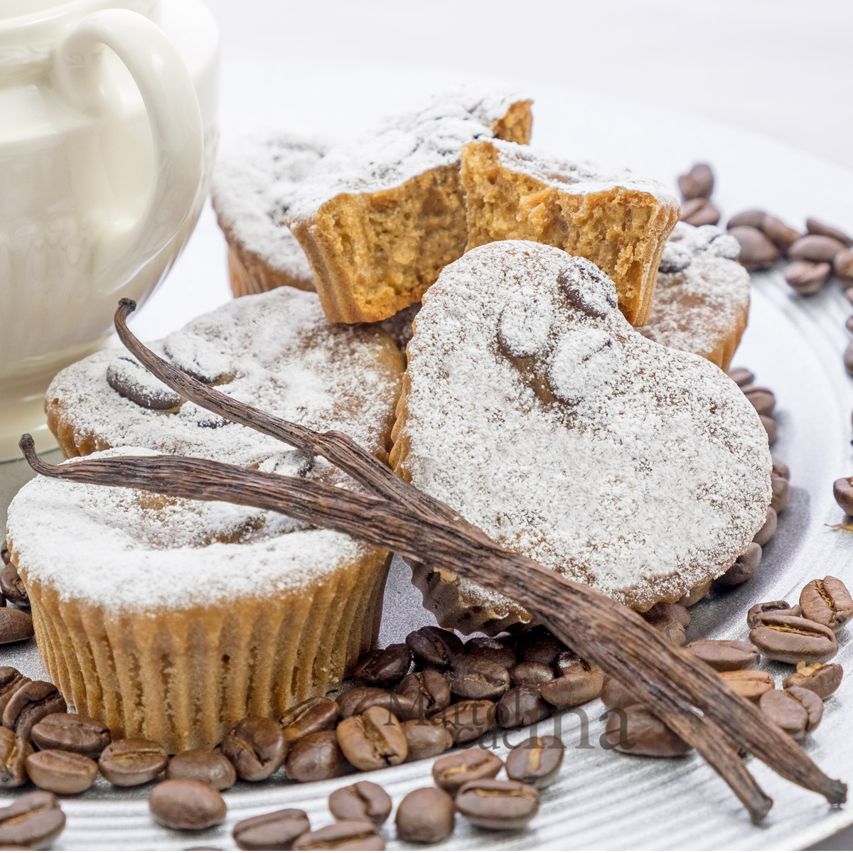 Muffin panna e caffè