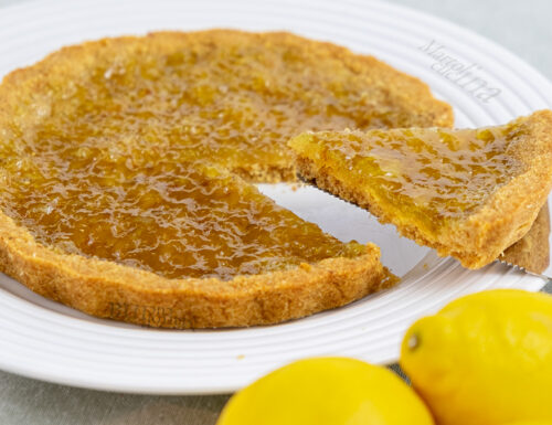 Crostata con marmellata di limoni, profumata e golosissima