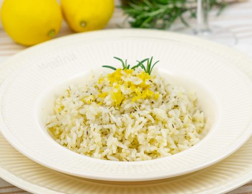 Risotto al limone e rosmarino, facile e profumatissimo!